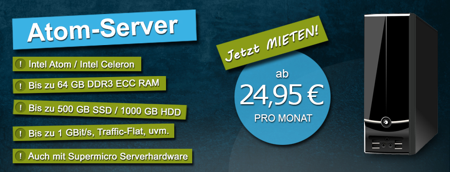 Dedicated Atom Server